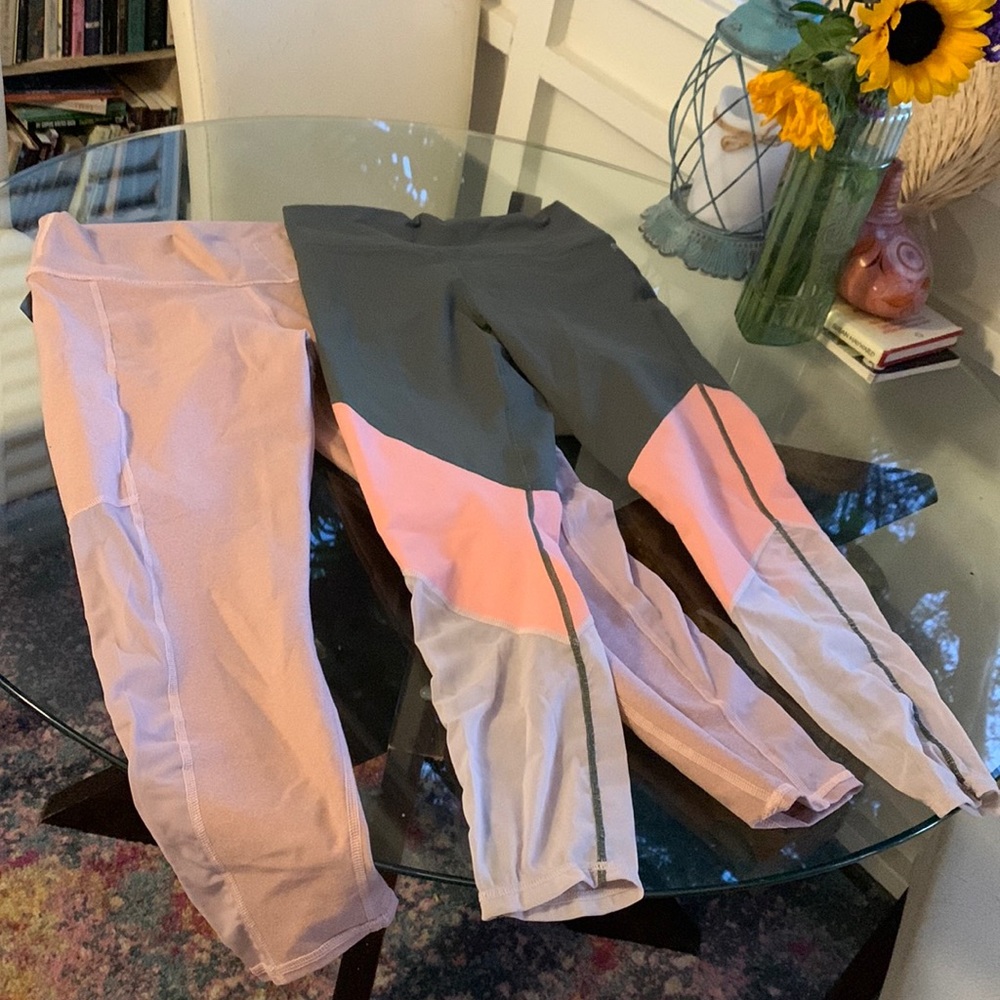 Two pair of 7/8 length Fabletics Leggings